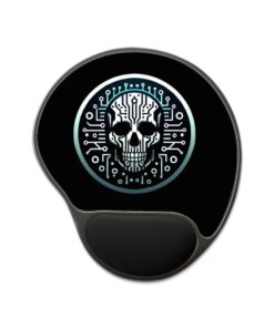 Skull Sales – Black Mouse Pad With Wrist Rest