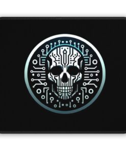 Skull Sales – Black Gaming Mouse Pad