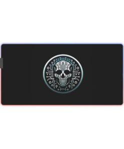 Skull Sales – Black LED Gaming Mouse Pad